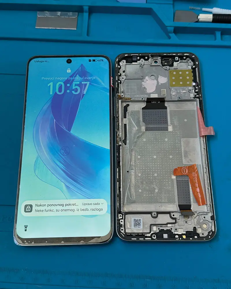 Zamena ekrana mobilnog telefona u servisu ITEK037